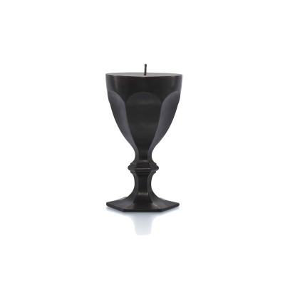 Candela bicchiere Harcourt Black 20 cm [997bb86c]