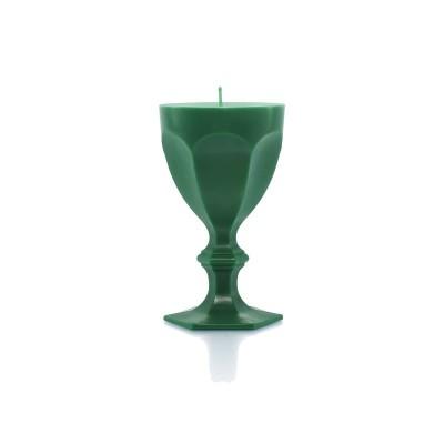 Candela bicchiere Harcourt Verde 20 cm [0e32d64b]